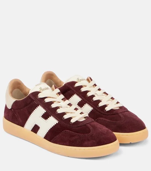 Замшевые кроссовки Hogan, коричневый