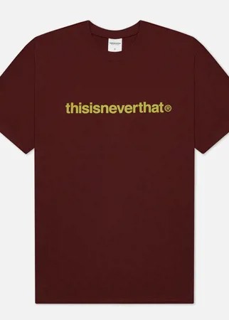 Мужская футболка thisisneverthat T-Logo, цвет бордовый, размер L
