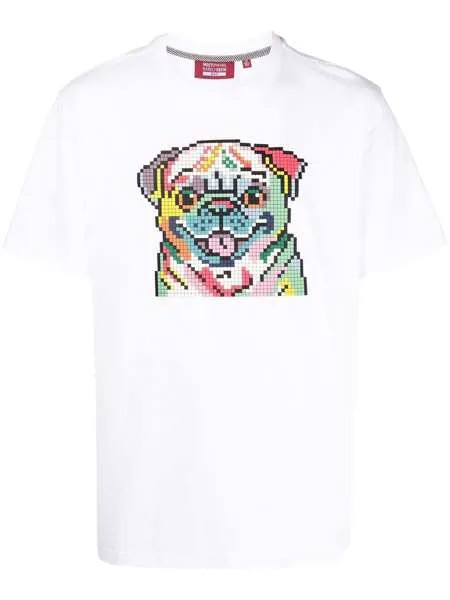 Mostly Heard Rarely Seen 8-Bit футболка Rainbow Pug