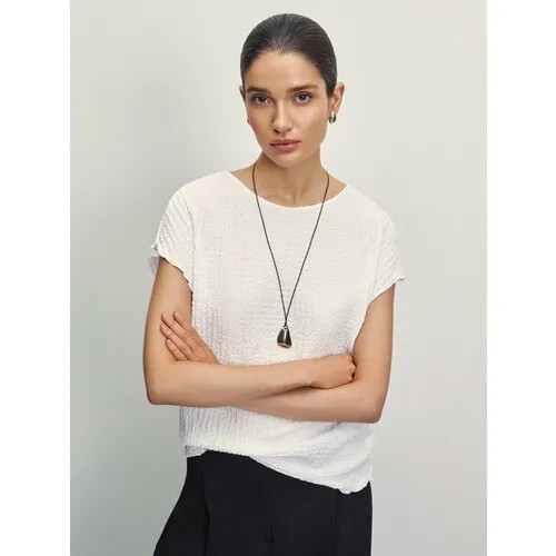 Футболка Zarina, размер XS (RU 42)/170, ваниль