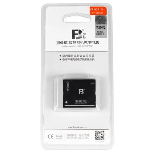 Аккумулятор FB DMW-BCF10+ для Panasonic DMC-FX48, FX65, FX60, ZS7A, ZS7GK