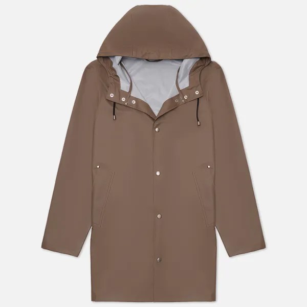 Мужская куртка дождевик Stutterheim Stockholm Lightweight коричневый, Размер XS