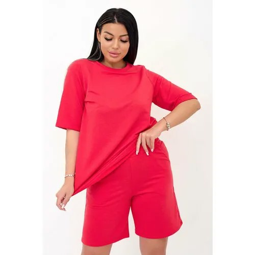 Костюм Lika Dress , размер 50 , красный