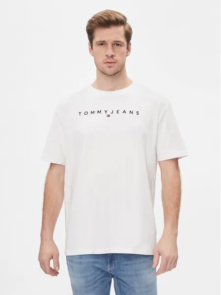 Футболка стандартного кроя Tommy Jeans, белый