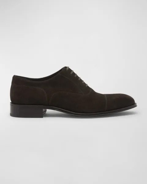 Мужские замшевые оксфорды Clayton Cap Toe TOM FORD