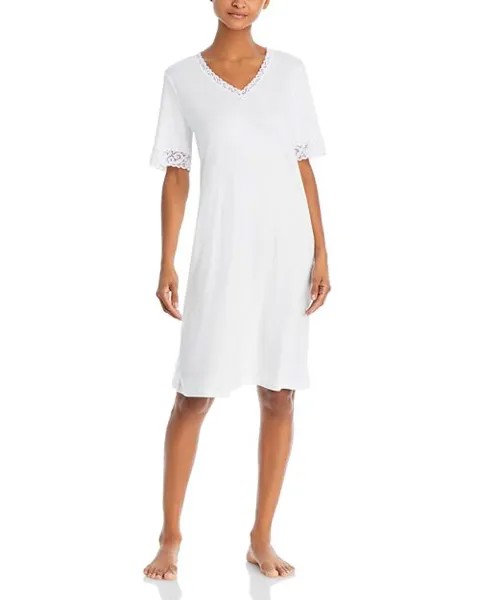 Ночная рубашка с коротким рукавом Hanro, цвет White