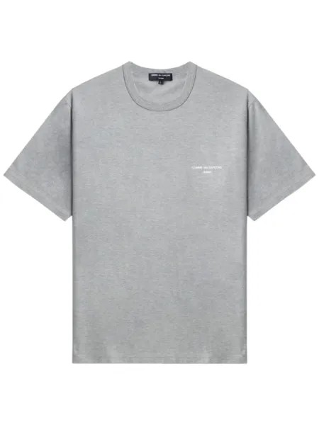 Comme des Garçons Homme футболка с логотипом, серый