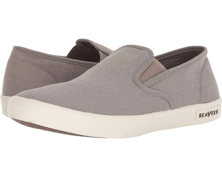 Кроссовки SeaVees Baja Slip On Classic, цвет Tin Grey Vintage Wash Linen