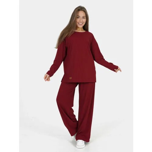 Костюм LOVETEX.STORE, размер 54, бордовый