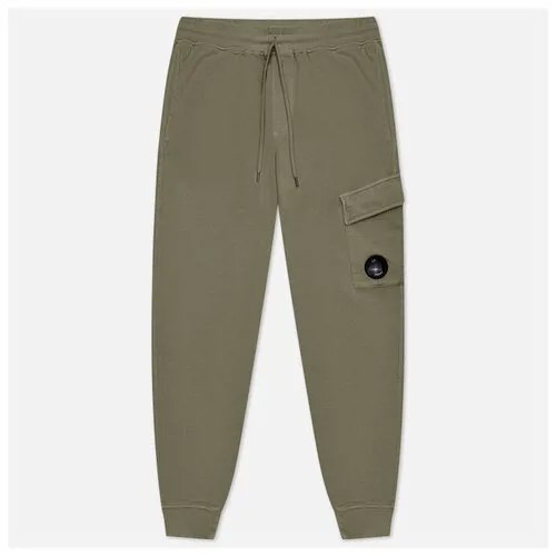 Мужские брюки C.P. Company Cotton Fleece Cargo зелёный, Размер XXL