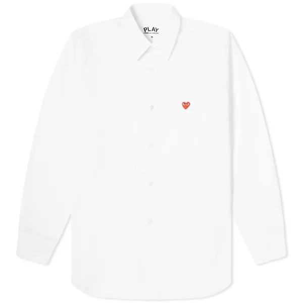 Рубашка Comme des Garcons Play Little Red Heart Basic Shirt