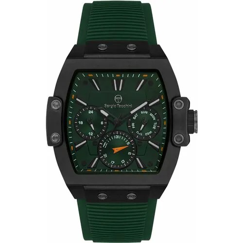 Наручные часы SERGIO TACCHINI, черный, зеленый