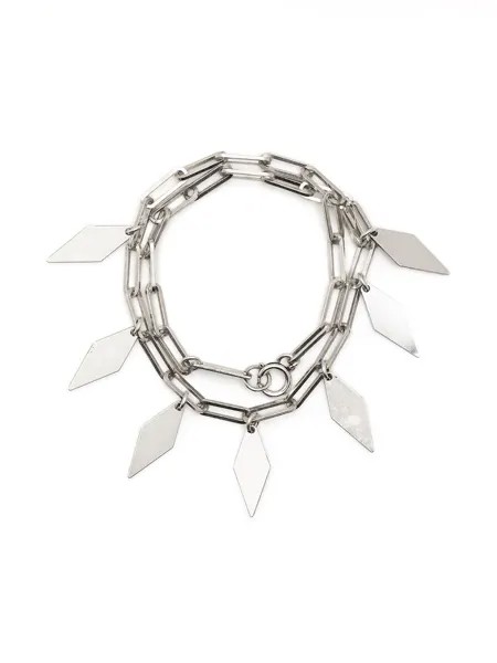 Isabel Marant geometric charm bracelet