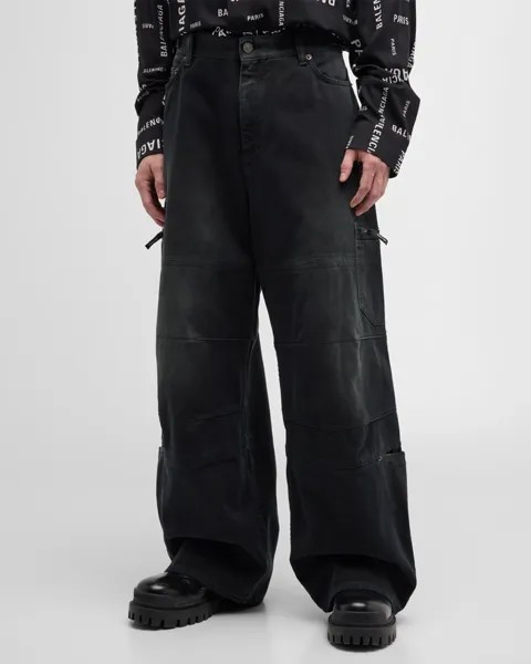 Брюки-карго Balenciaga, цвет 1672 Sunbleached Black