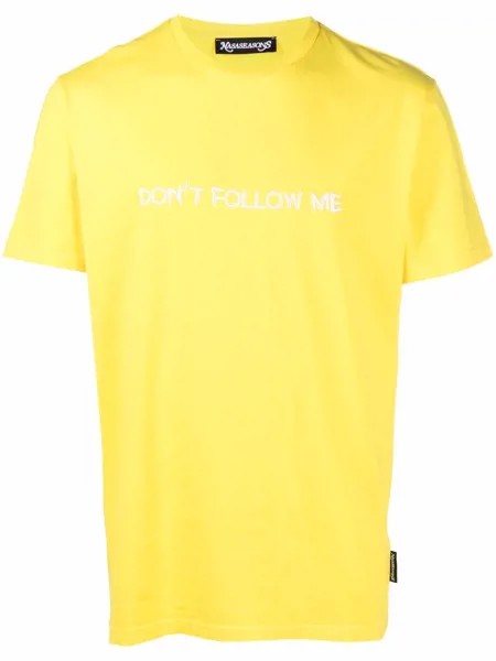 Nasaseasons футболка с принтом Don't Follow Me