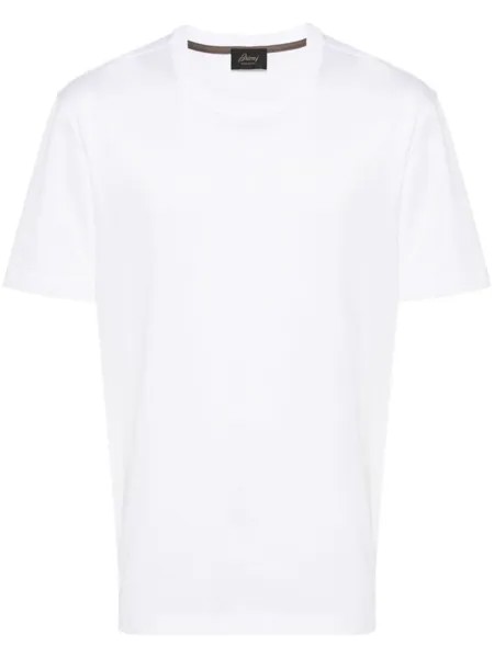 Brioni футболка с круглым вырезом, белый