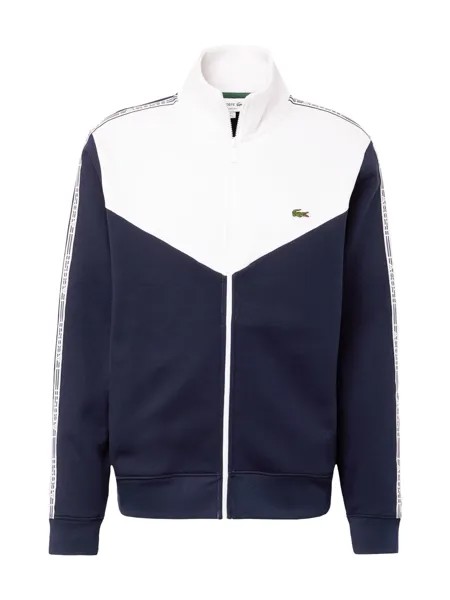 Толстовка на молнии Lacoste, темно-синий