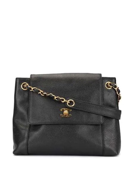 Chanel Pre-Owned сумка-тоут на плечо с цепочкой