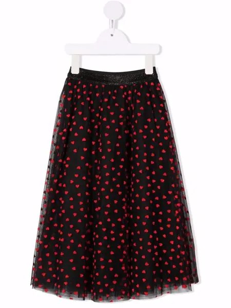 SONIA RYKIEL ENFANT юбка миди в горох