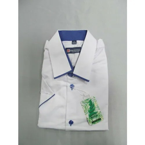 Школьная рубашка Brostem, размер 34, белый, синий