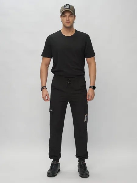 Спортивные брюки мужские MTFORCE 3075 черные 46 RU