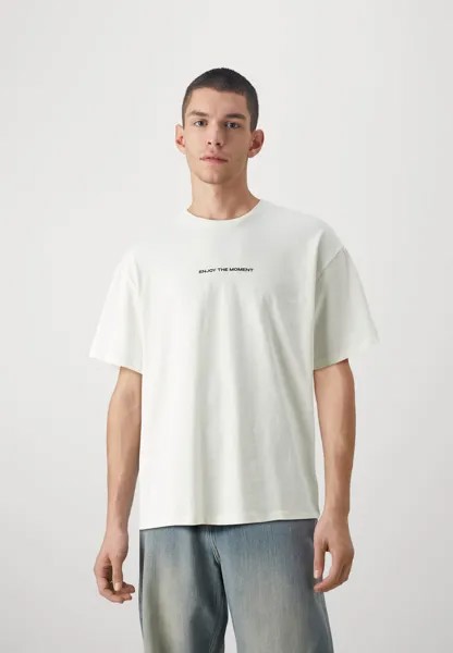 Футболка с принтом JORENJOY TEE UNISEX Jack & Jones, цвет egret