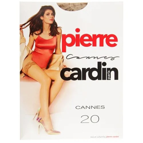 Чулки Pierre Cardin Cannes, City Line, 20 den, размер II-S, visone (бежевый)