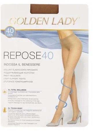 Колготки Golden Lady Repose 40 den, размер 4-L, melon (бежевый)