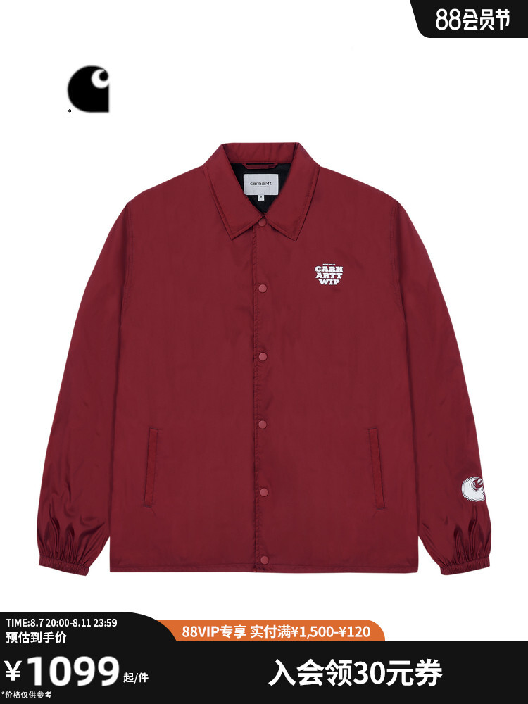 Куртка мужская Carhartt WIP в мультяшном стиле, черный