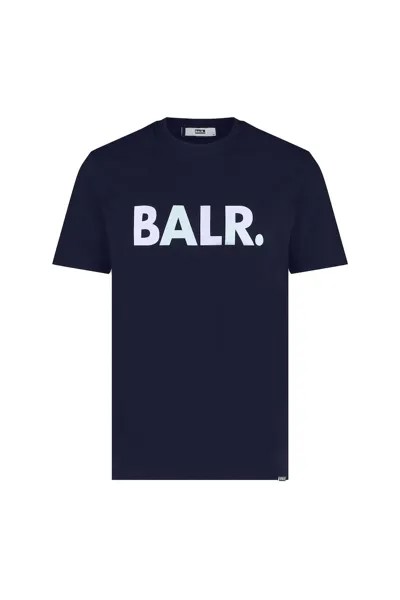 Стандартная хлопковая футболка Balr , синий