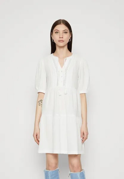 Платье-блузка VMNATALI 2/4 SHORT DRESS Vero Moda, цвет snow white