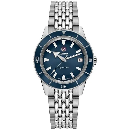 Наручные часы RADO, синий, серебряный