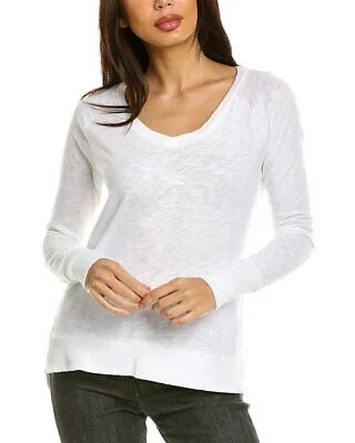 Футболка Bobi Slub из джерси женская белая Xl