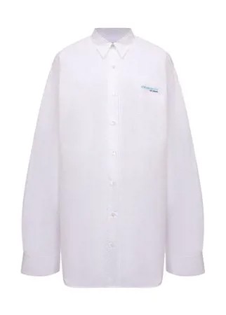 Хлопковая рубашка Raf Simons