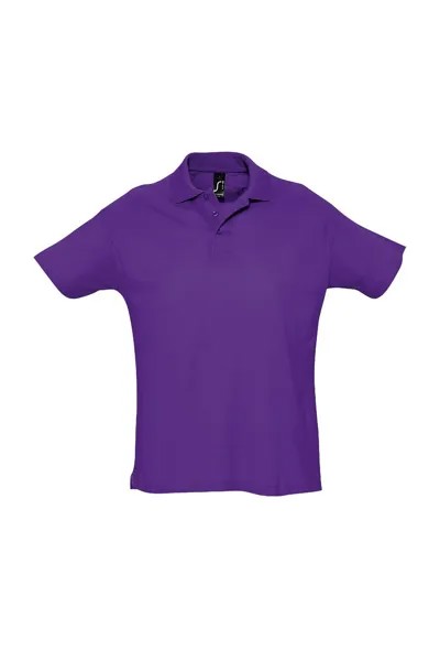 Рубашка поло с короткими рукавами Summer II Pique SOL'S, фиолетовый