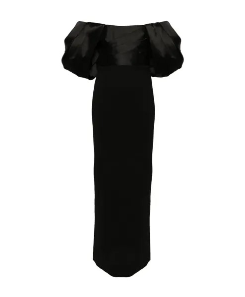 Платье макси S без бретелей Solace London, черный