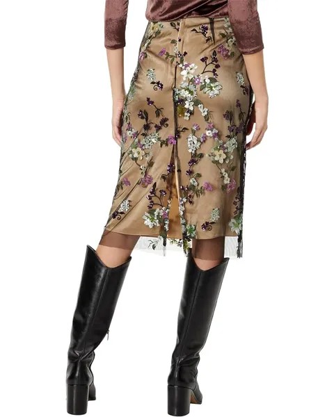 Юбка Vince Begonia Sequin Skirt, цвет Dewberry