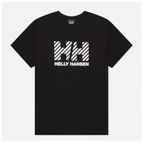 Футболка Helly Hansen, хлопок, размер S, черный