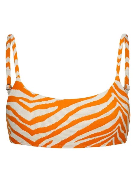 Верх бикини Becksöndergaard, цвет orange/weiß