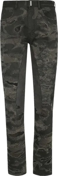 Брюки Givenchy Slim Fit Denim Trousers 'Brown/Khaki', коричневый