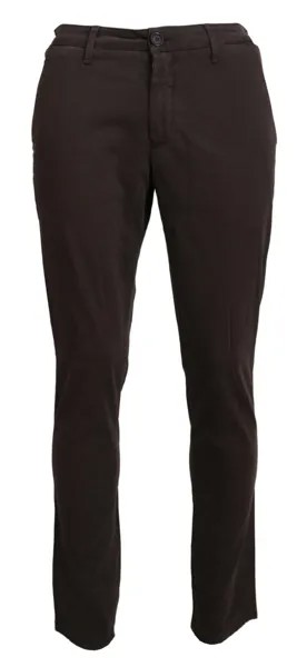 Брюки MANUEL RITZ Коричневые хлопковые повседневные мужские брюки прямого кроя s.W33 Рекомендуемая цена: 200 долларов США
