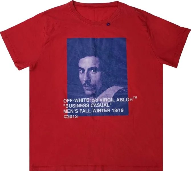 Футболка Off-White x MCA Figures of Speech Bernini T-Shirt 'Red', красный