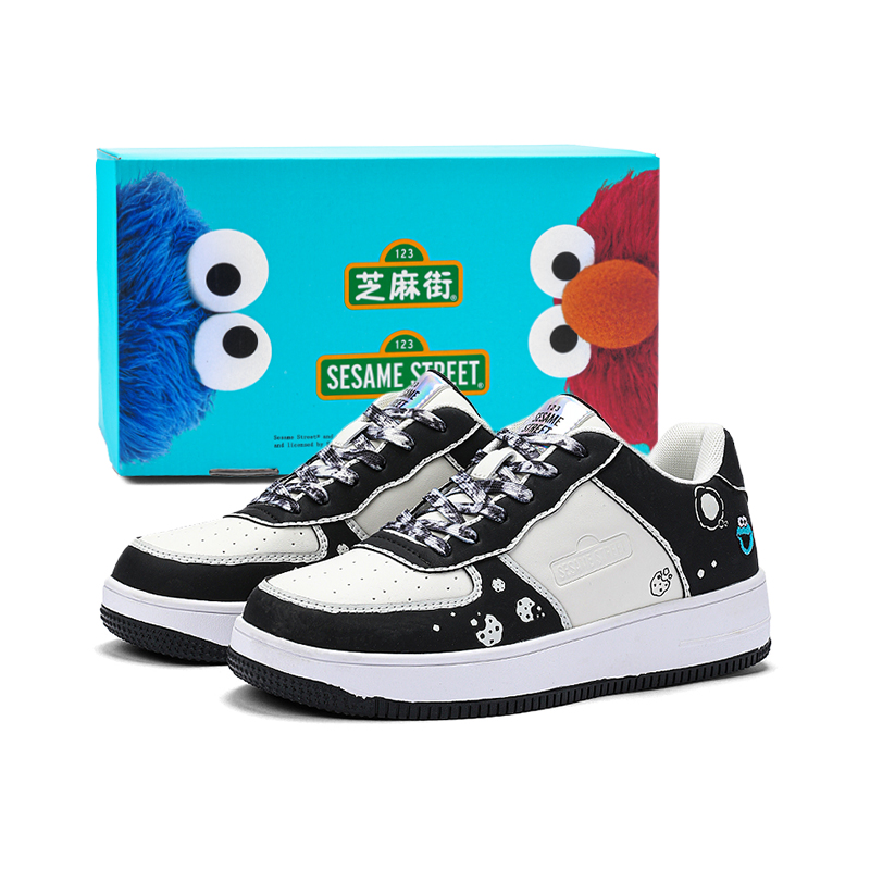 Кроссовки SESAME STREET Skateboarding Shoes Unisex Low-top, синий