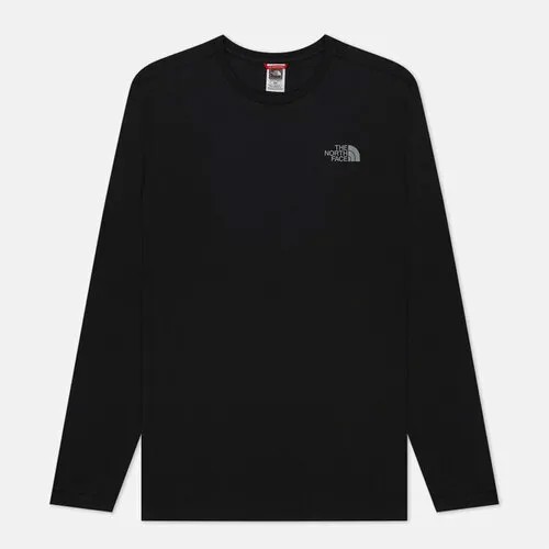 Лонгслив The North Face, силуэт прямой, размер m, черный