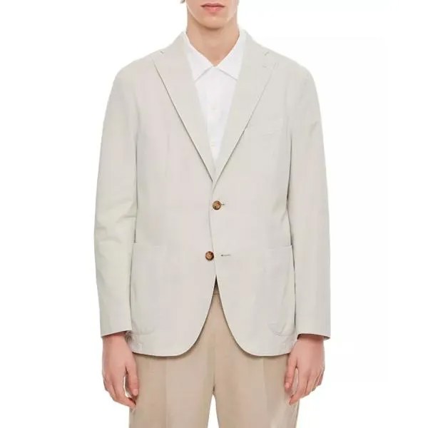 Куртка single-breasted jacket Boglioli, серый