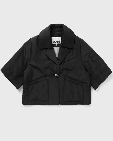 Куртка Ganni Summer Tech Padded Jacket, черный