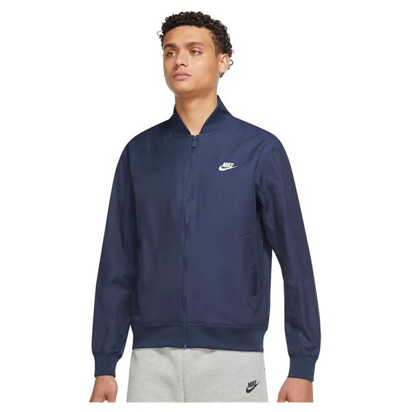 Куртка Nike Sportswear Sport Essentials Woven Unlined Bomber, синий