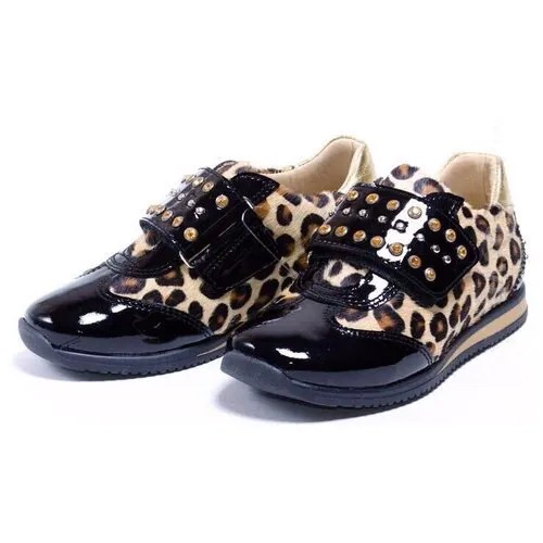Полуботинки-кроссовки Минимен леопард, размер 26