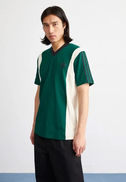 Футболка с принтом Archive Tee adidas Originals, цвет collegiate green