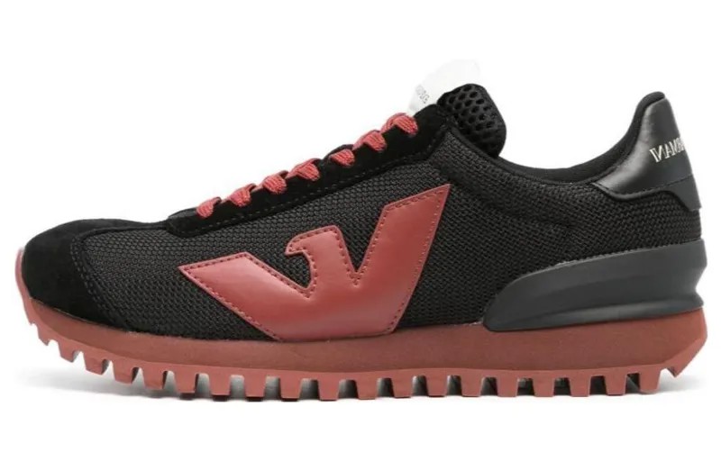 Кроссовки EMPORIO ARMANI Eagle-patch Low-top Sneakers, черный